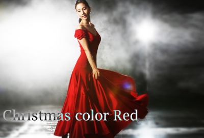 [デザイン室 大放出 商品] 90068.Red いつも愛される カラーの ドレス
